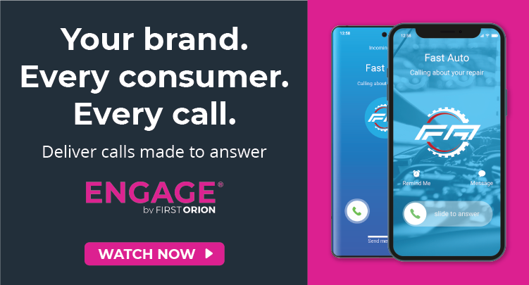 engage branded call display screenshot