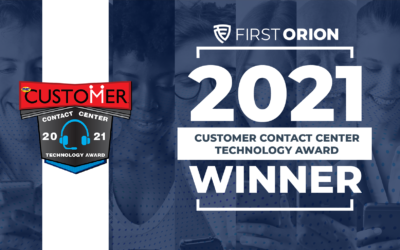 First Orion Honored with 2021 Contact Center Technology Award