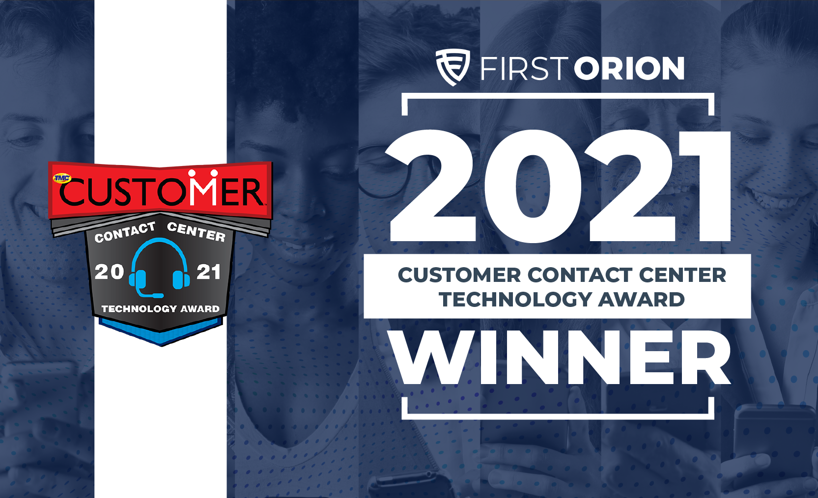 first orion wins 2021 customer contact center technology award