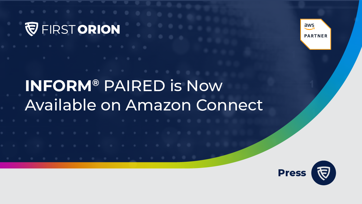 AWS and First Orion partnership press release