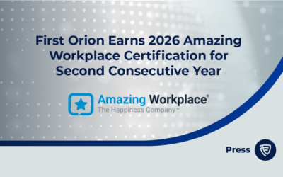 First Orion Earns 2026 Amazing Workplace Certification for Second Consecutive Year