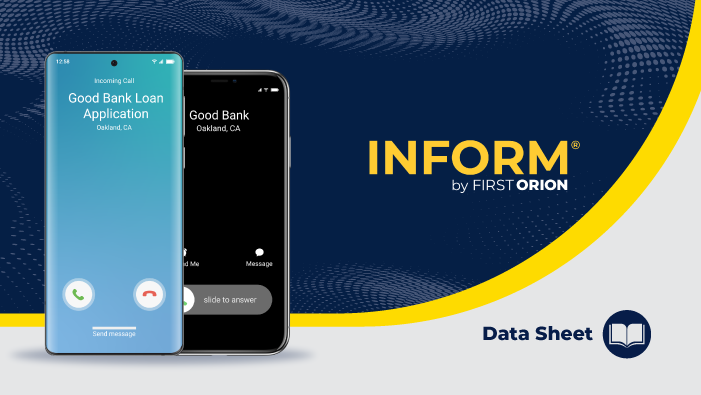 inform by first orion data sheet