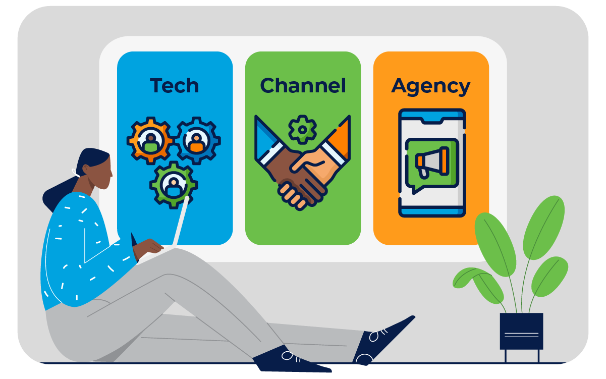 partnership types: tech, channel, and agency
