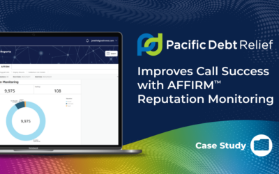 Pacific Debt Relief Improves Call Success with AFFIRM Reputation Monitoring