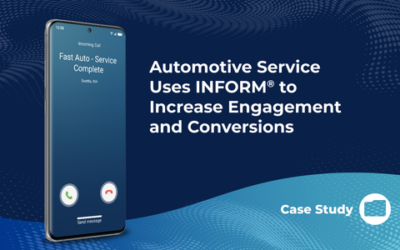 Automotive Service Uses INFORM to Increase Engagement and Conversions