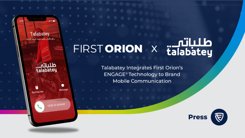 Press Release First Orion Announces Partnership with Talabatey